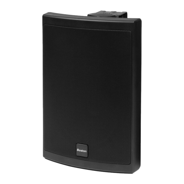Boston Acoustics Voyager 4 User manual