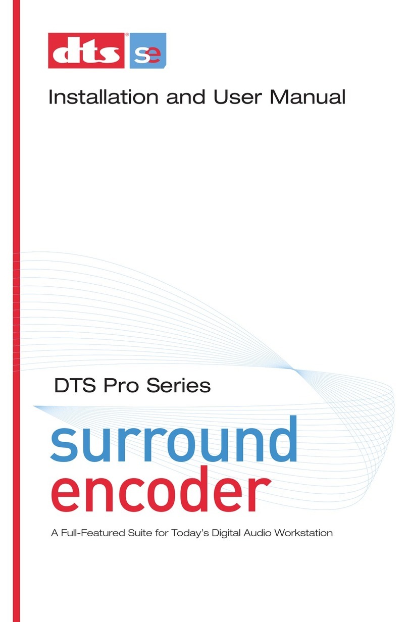 DTS VOYAGERPRO Installation and user manual