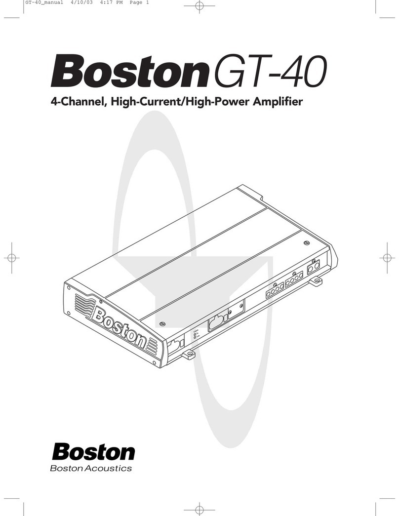 Boston Acoustics GT-40 manual