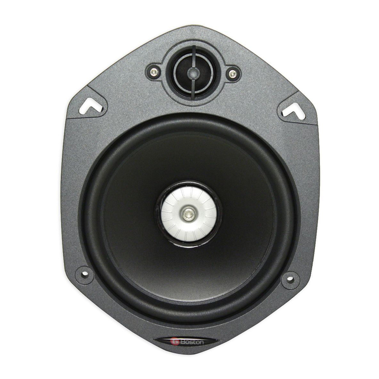 Boston Mobile Audio SR80 User manual
