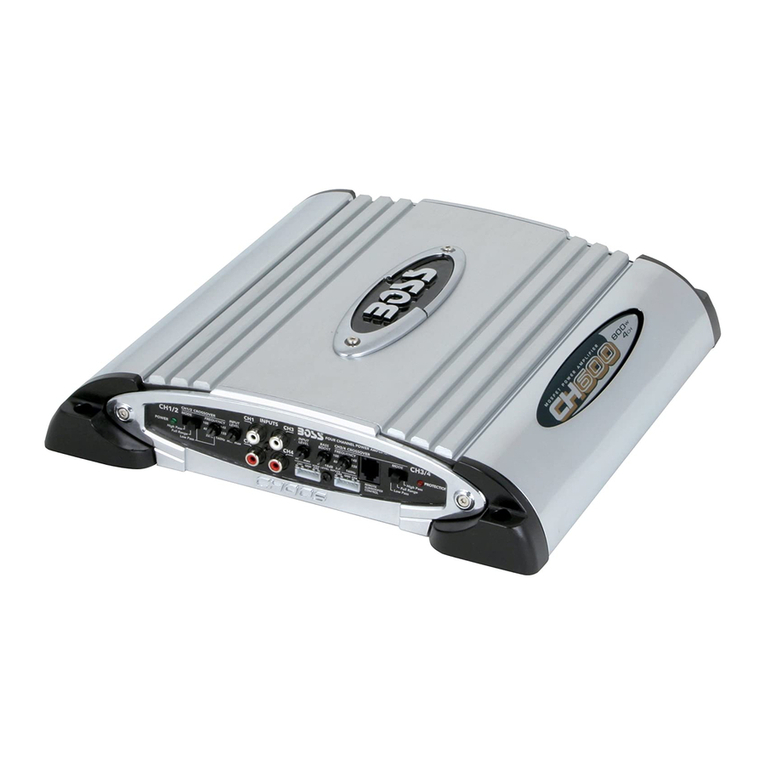 Boss Audio Systems Chaos CH600 User manual