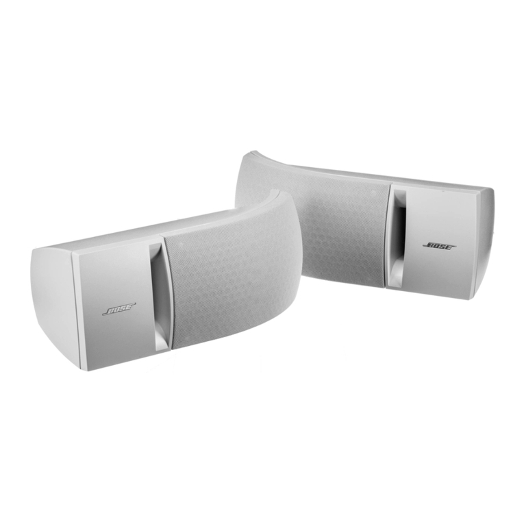 Bose Speakers User manual
