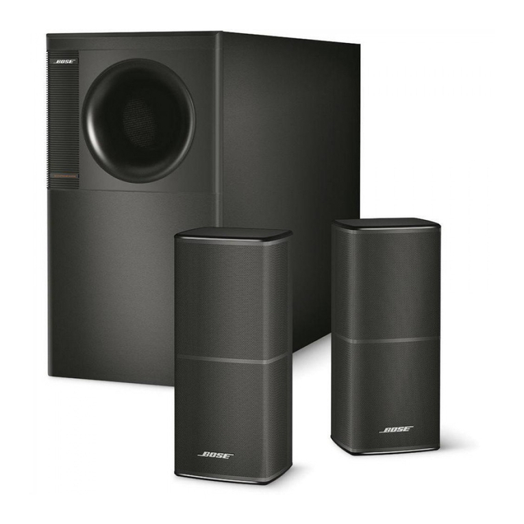 Bose Acoustimass 3 Series User manual