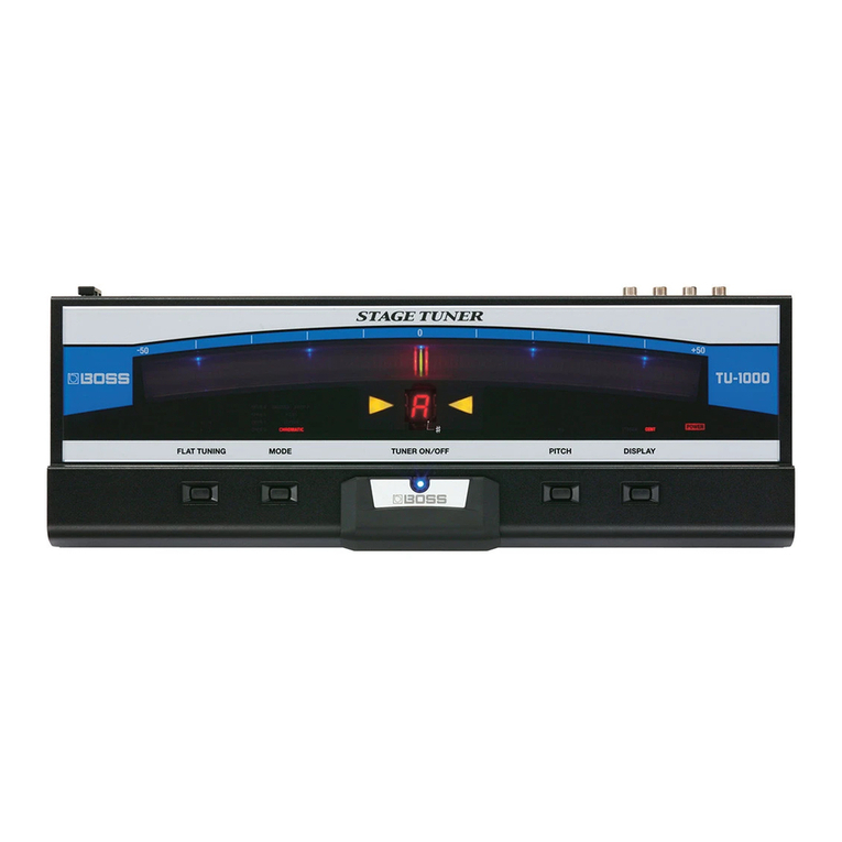 BOSSCO TU-1000 User manual