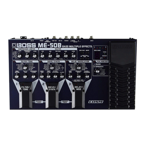 BOSSCO ME-50B User manual