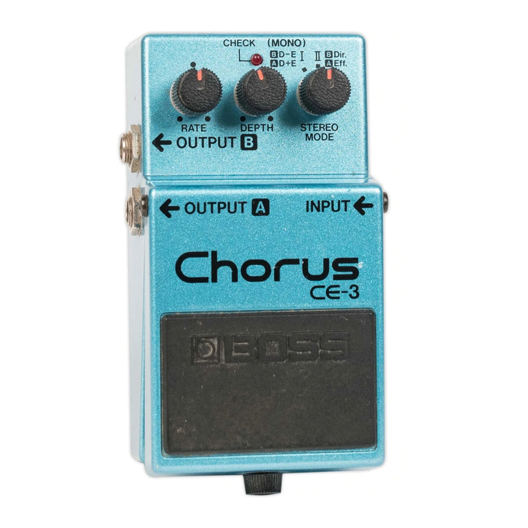 BOSSCO Chorus CE-3 instructions