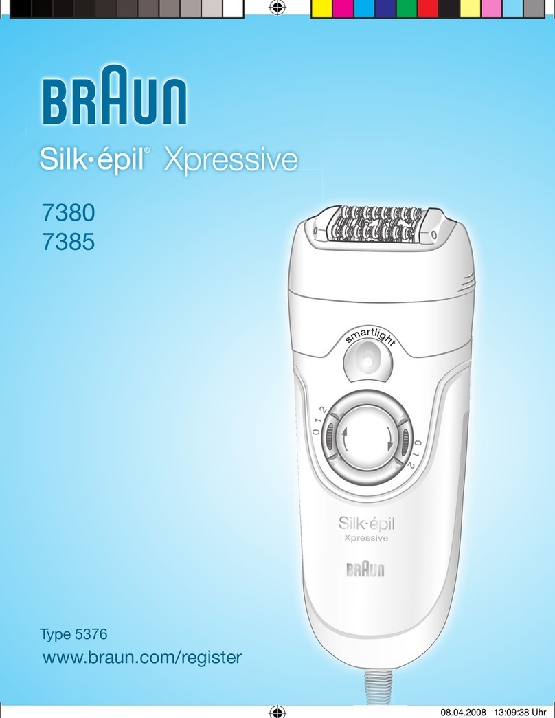 Braun Silk-epil Xpressive 7380 User manual