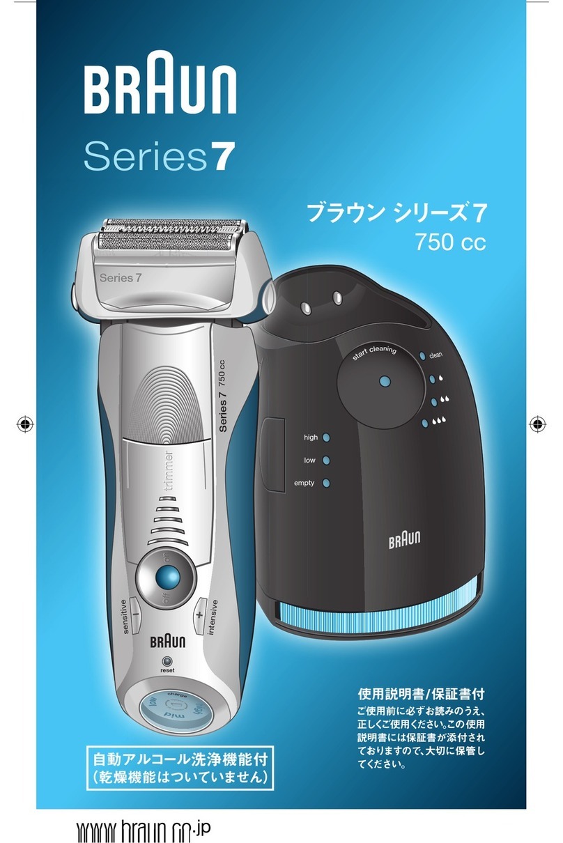 Braun 750 cc user manual
