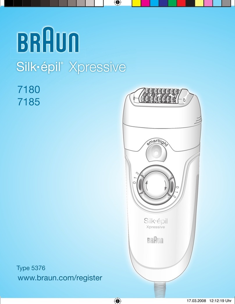 Braun Silk-epil Xpressive 7185 User manual