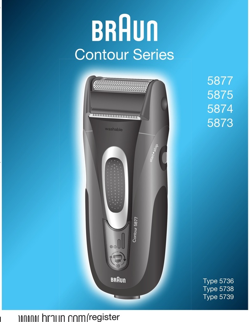 Braun Contour Series 5877 User manual