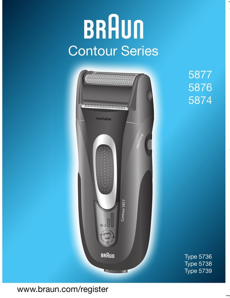Braun Contour 5873 User manual Braun Contour 5873 User manual