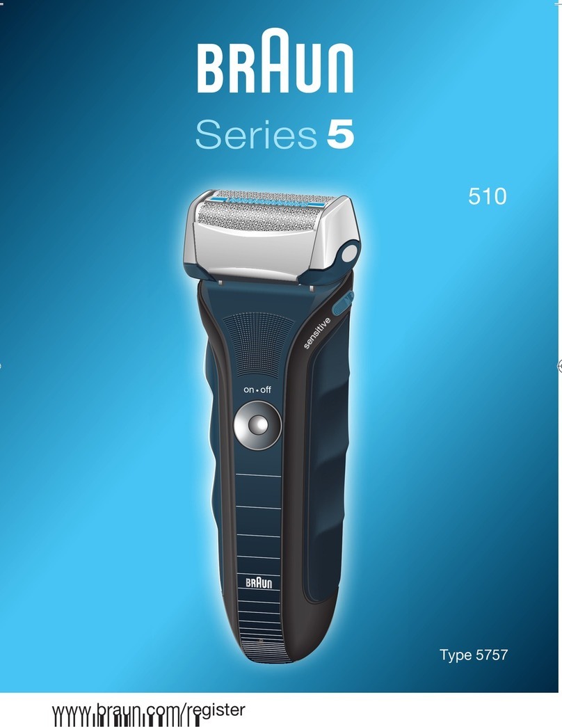 Braun 5757 owner's manual