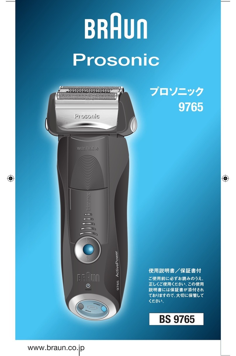 Braun BS 9765 owner's manual