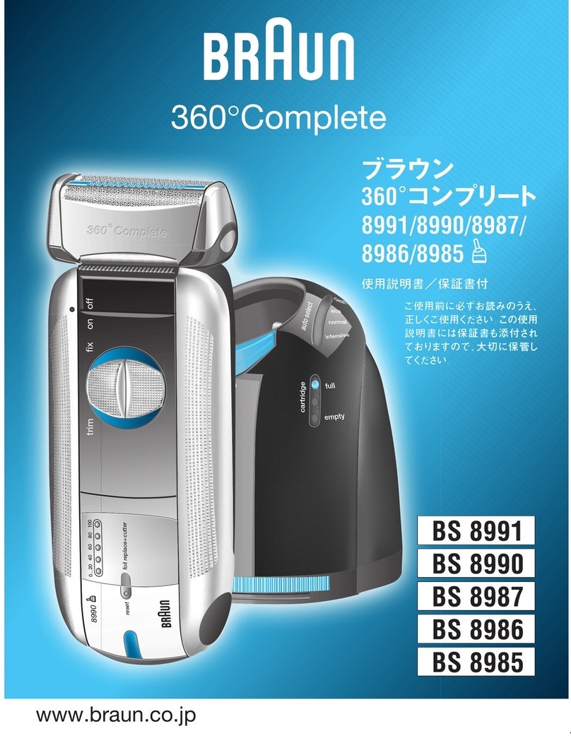 Braun 8985 User manual