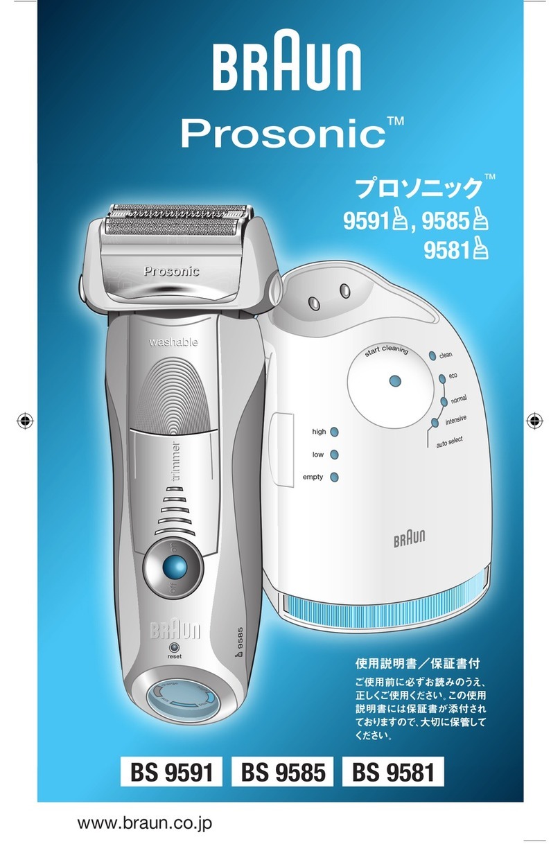 Braun Prosonic 9581 User manual