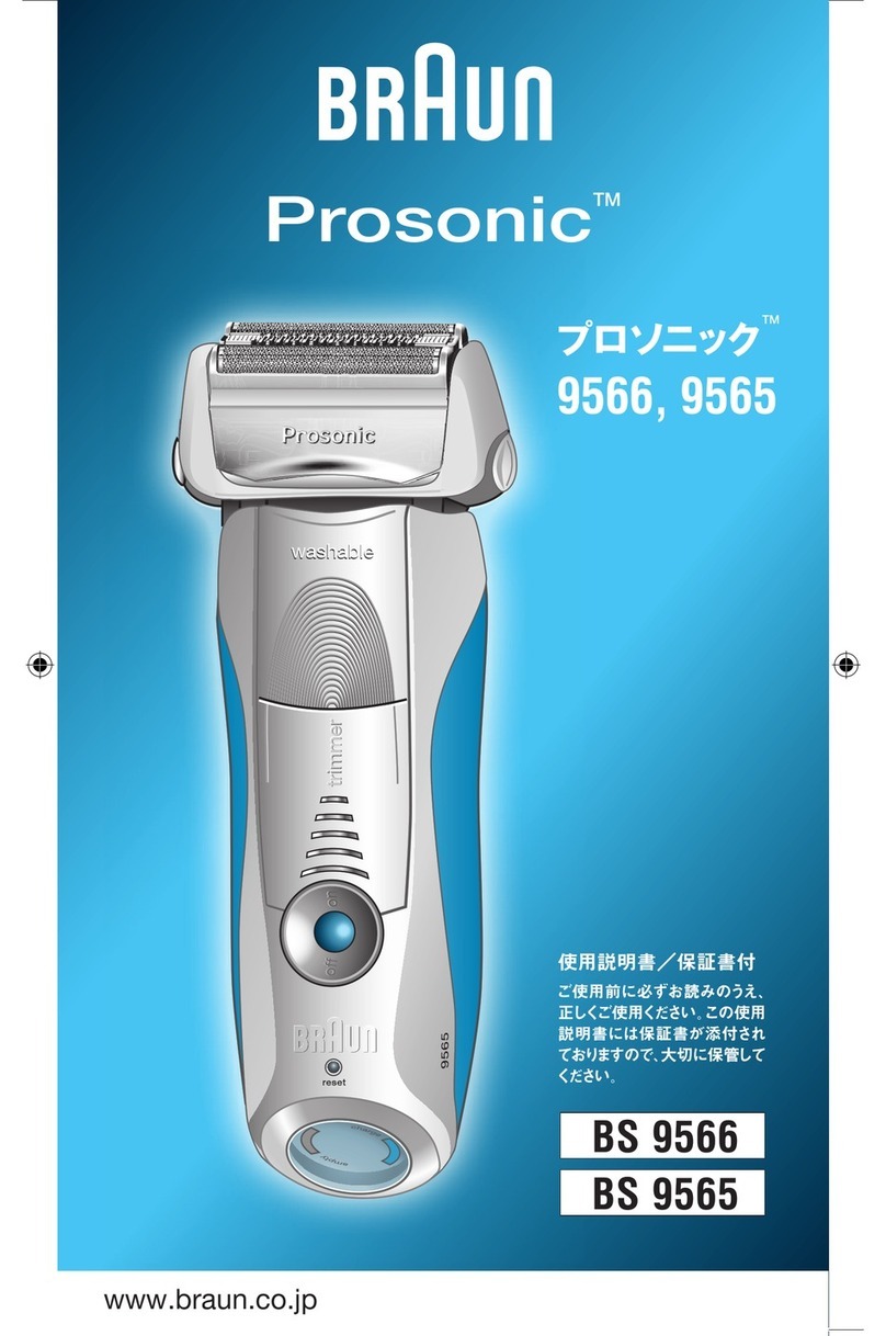 Braun Prosonic 9566 User manual Braun Prosonic 9566 User manual