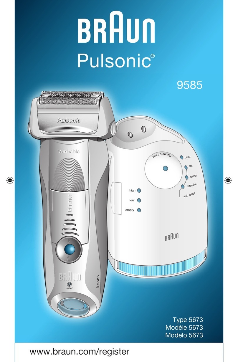 Braun Pulsonic 9585 User manual