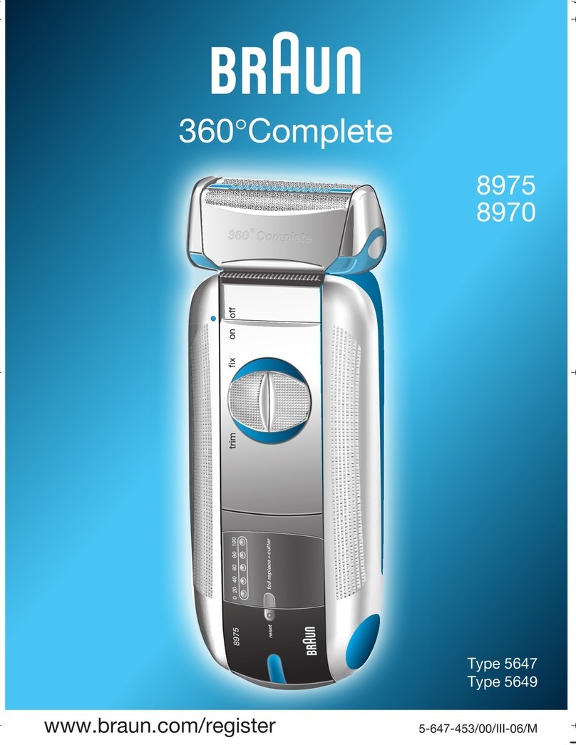 Braun 8970 User manual
