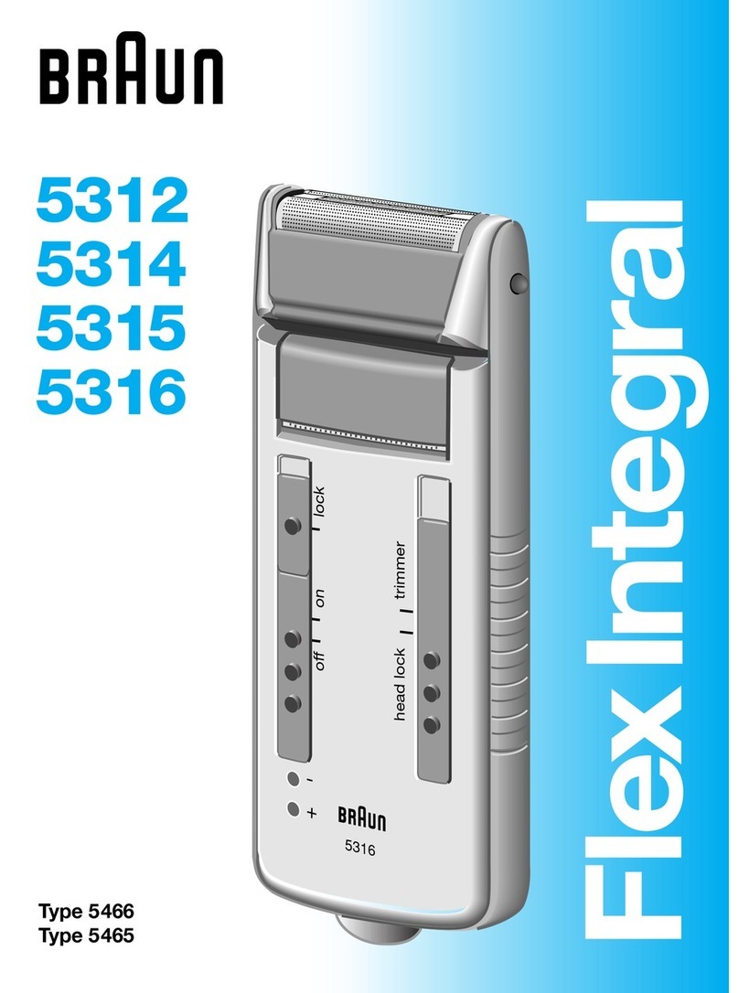 Braun Flex Integral 5312 User manual