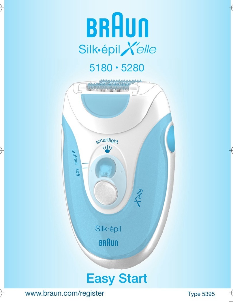 Braun Silk-epil X'elle 5180 manual