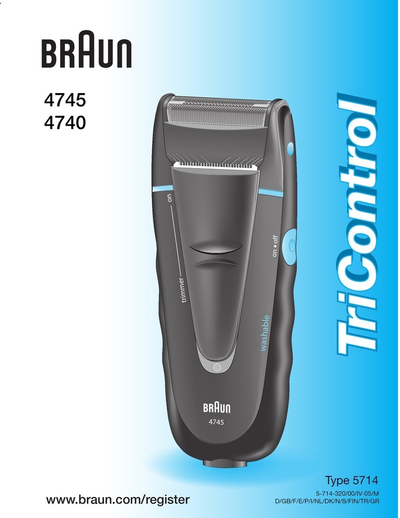 Braun TriControl 4740 User manual Braun TriControl 4740 User manual