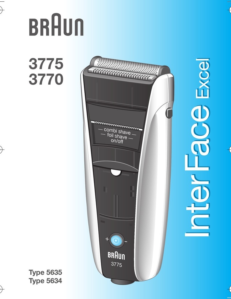 Braun 3770 User manual Braun 3770 User manual