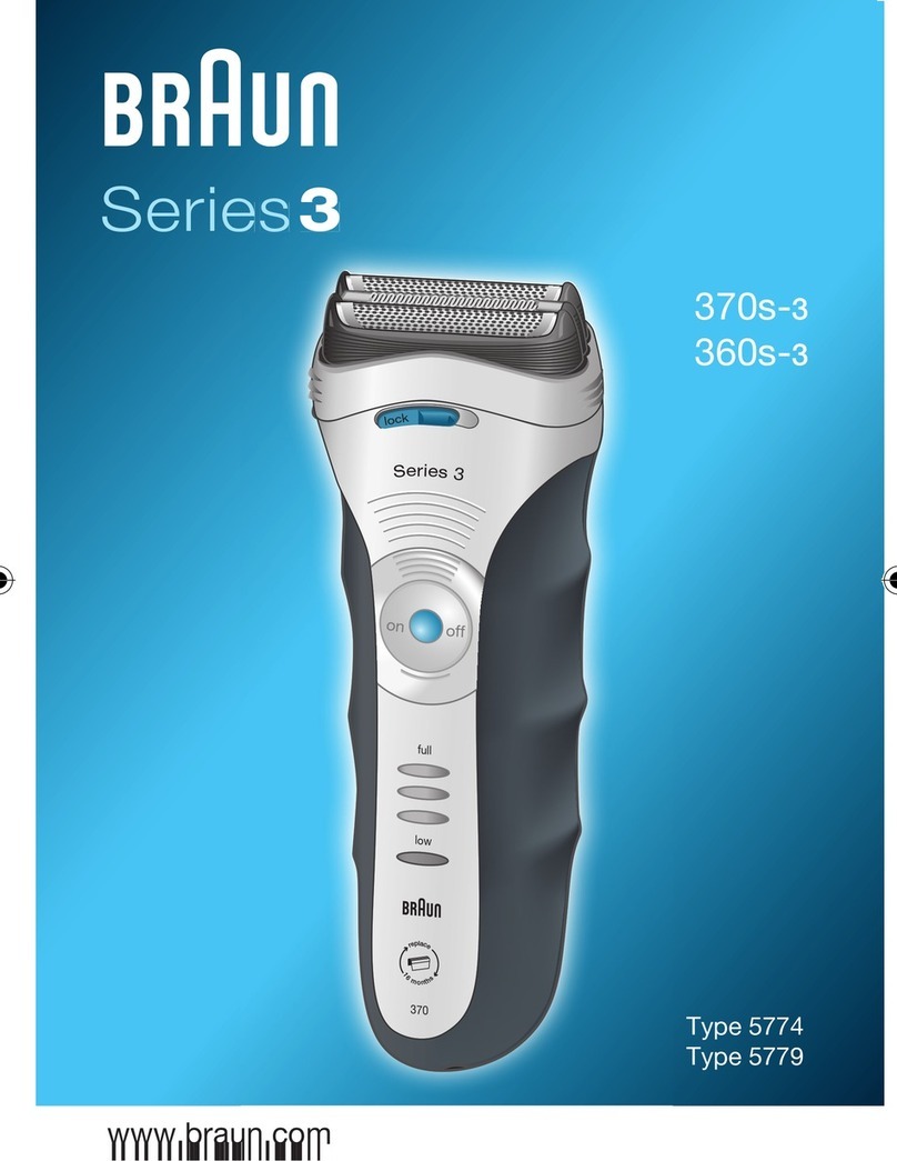 Braun 360S-3 User manual