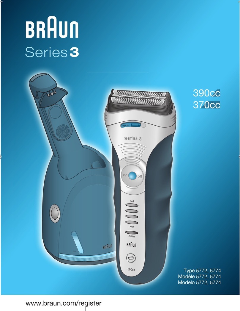 Braun 370cc User manual