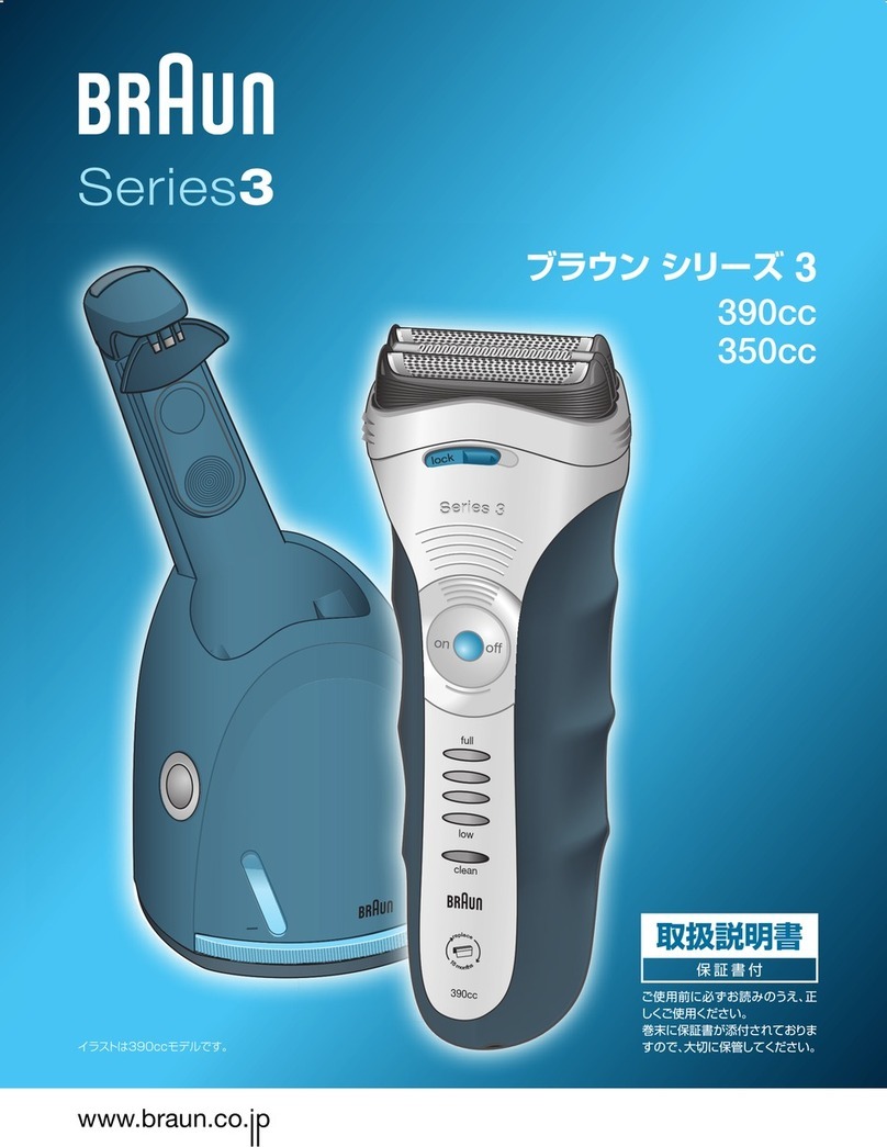 Braun 350CC User manual