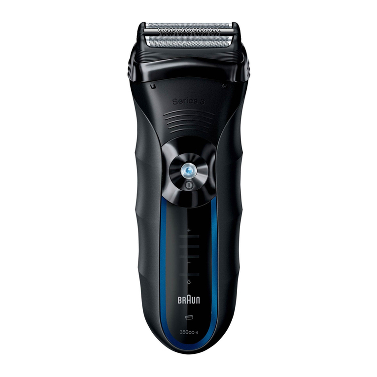 Braun 350CC-4 User manual