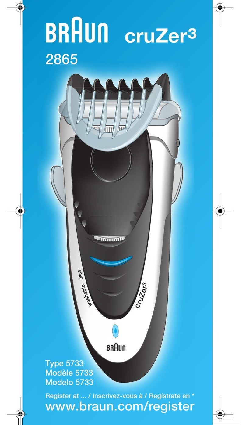 Braun 5733 owner's manual