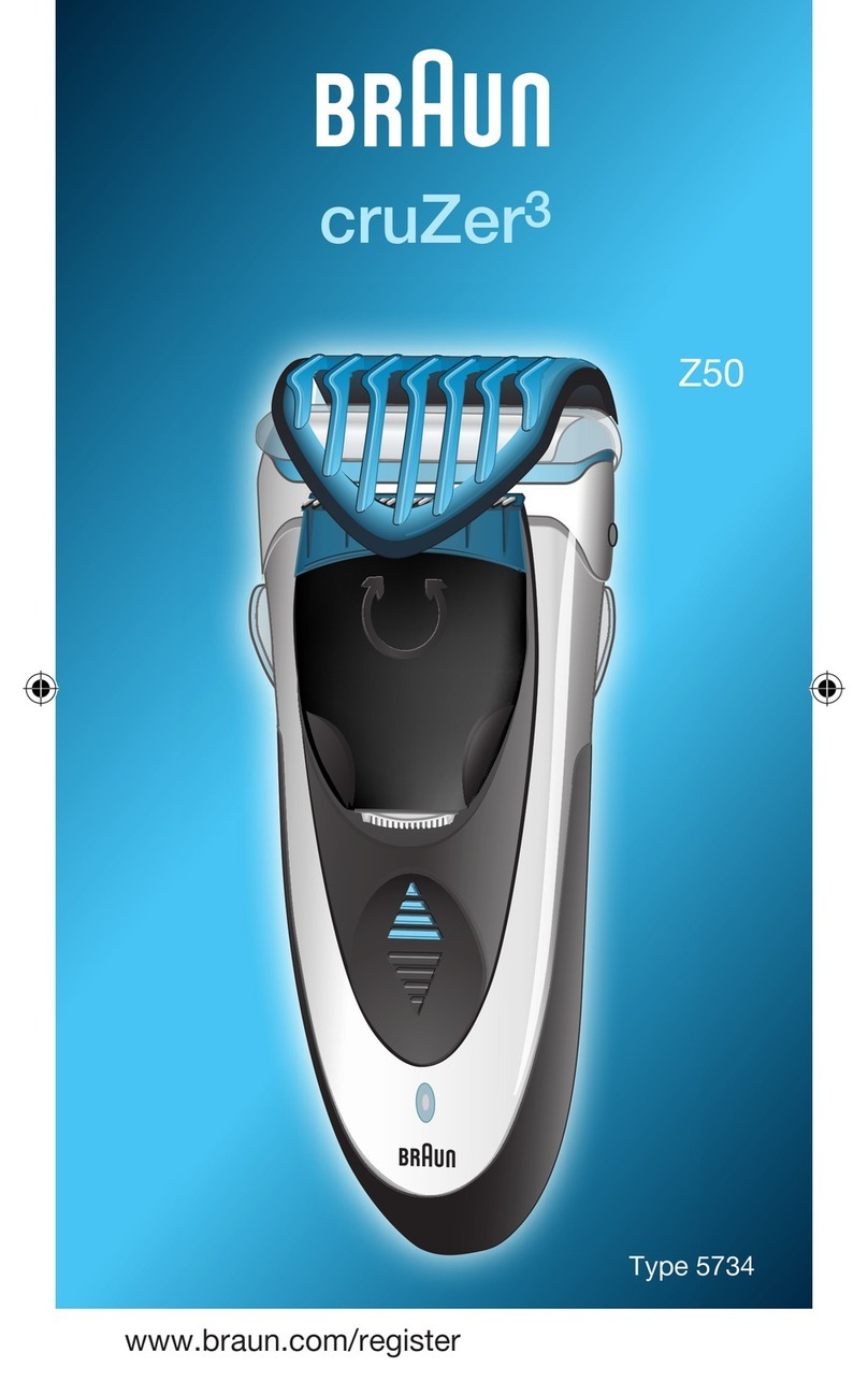 Braun 5734 owner's manual