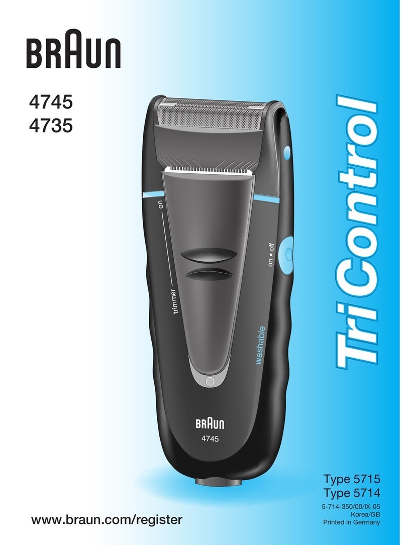 Braun 5715 owner's manual
