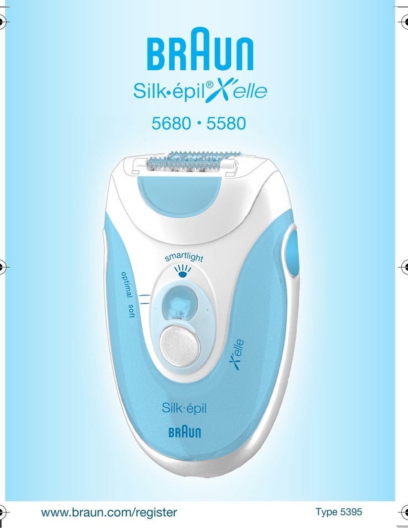 Braun Silk epil X'elle 5580 user manual