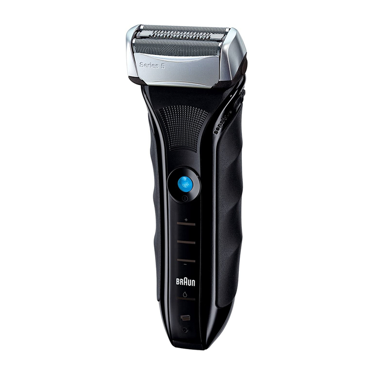 Braun SERIES 5 550 CC-4 use instructions