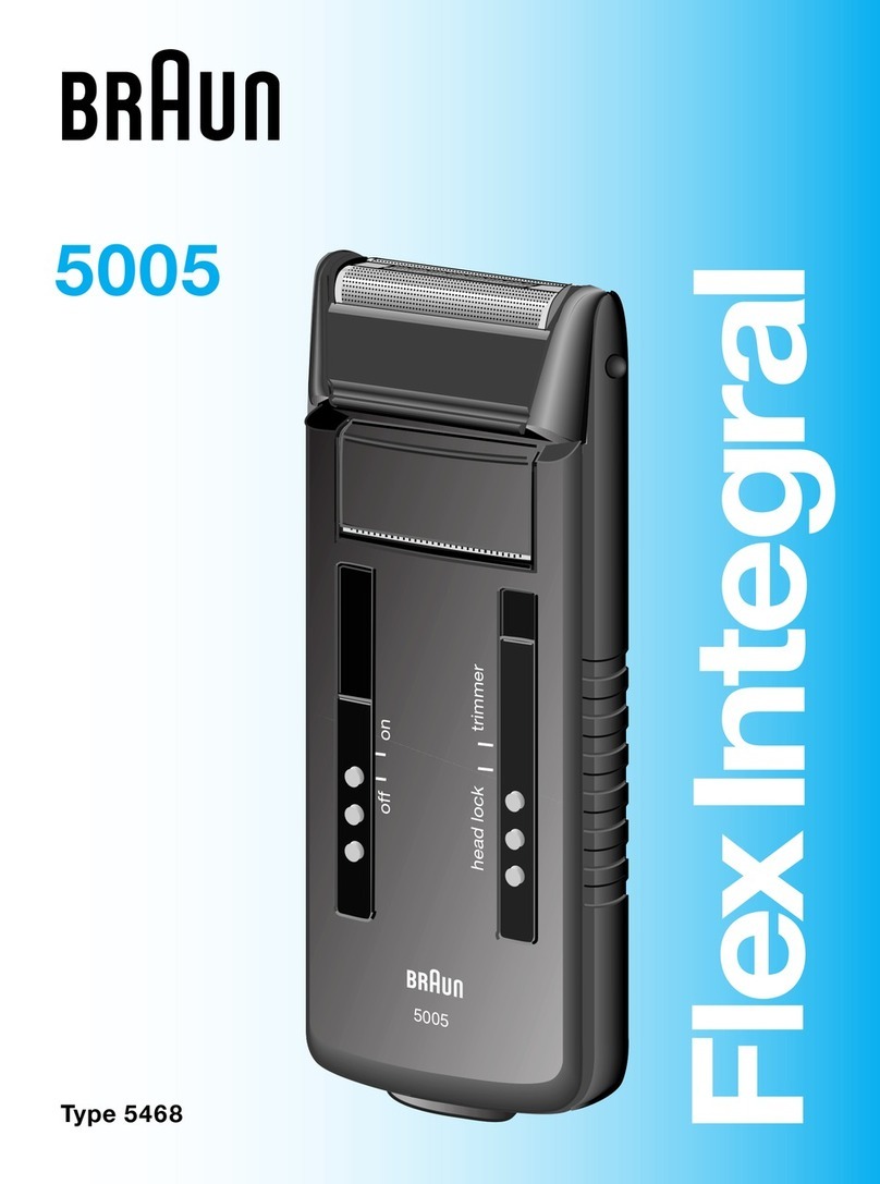 Braun 5468 User manual Braun 5468 User manual