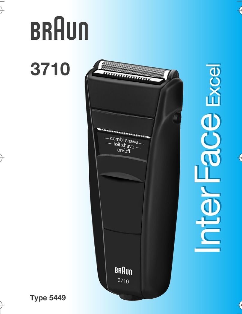 Braun 5449 owner's manual