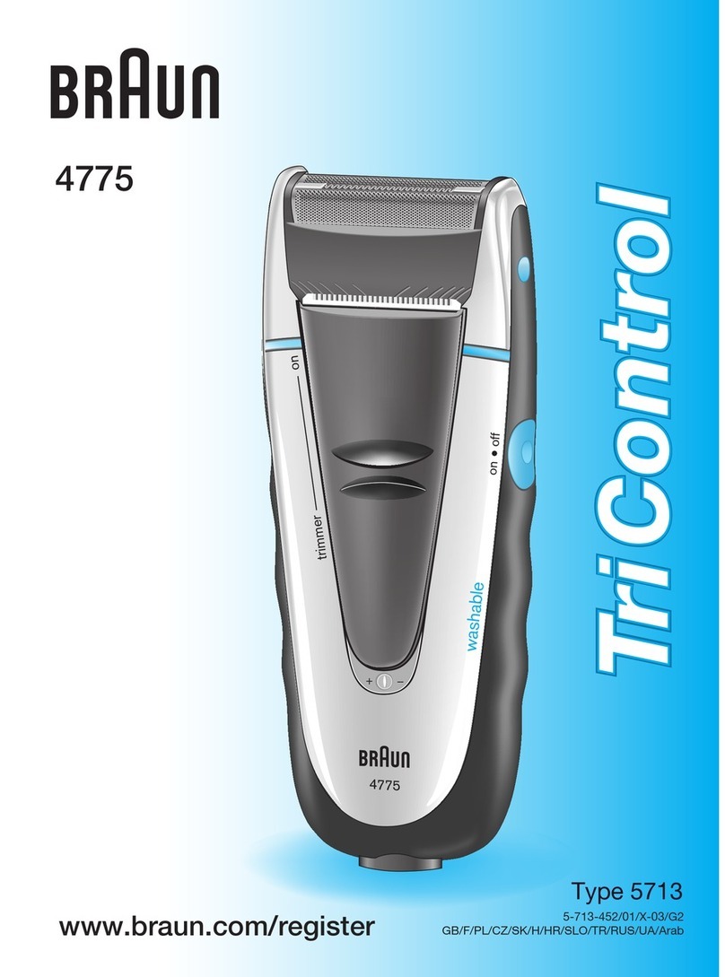 Braun Tricontrol 4775 owner's manual