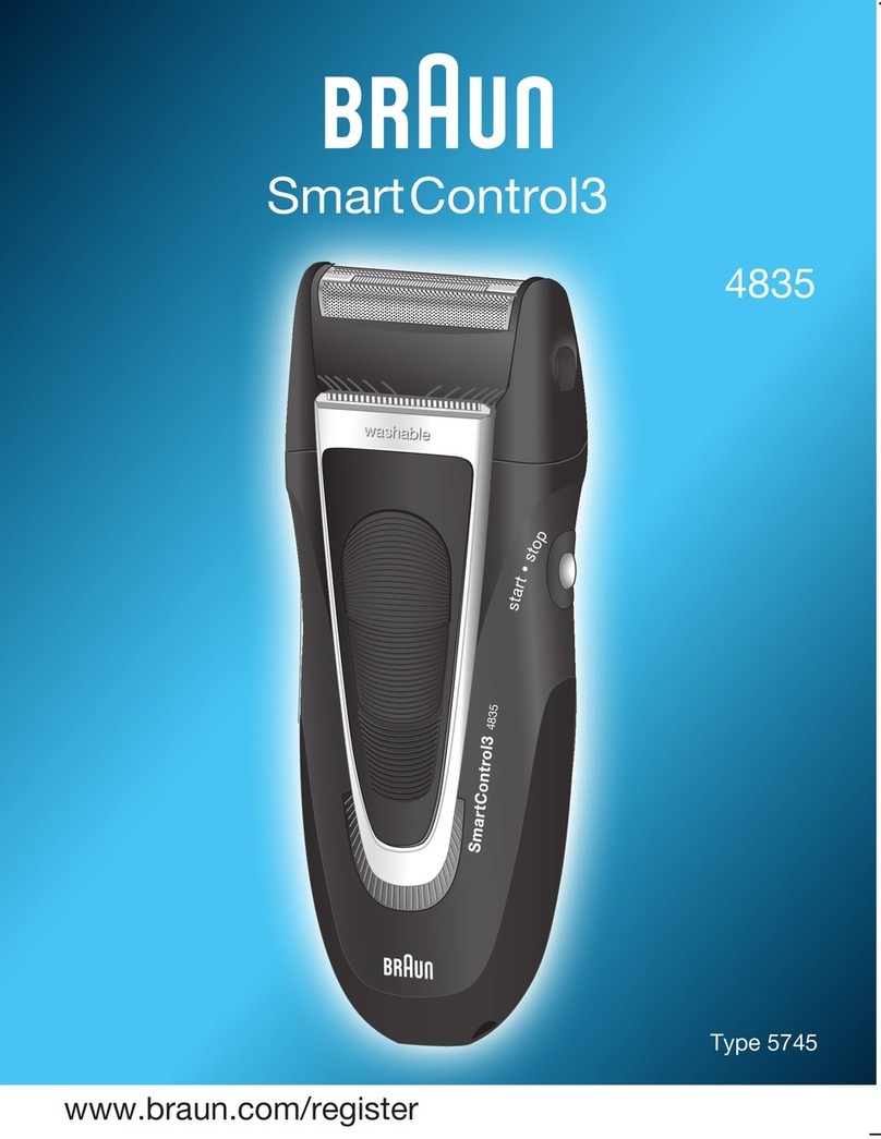Braun SmartControl3 4835 owner's manual