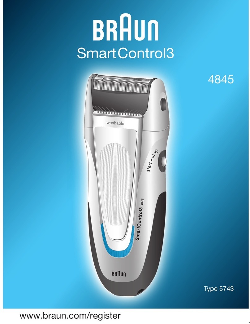 Braun SmartControl3 4845 owner's manual