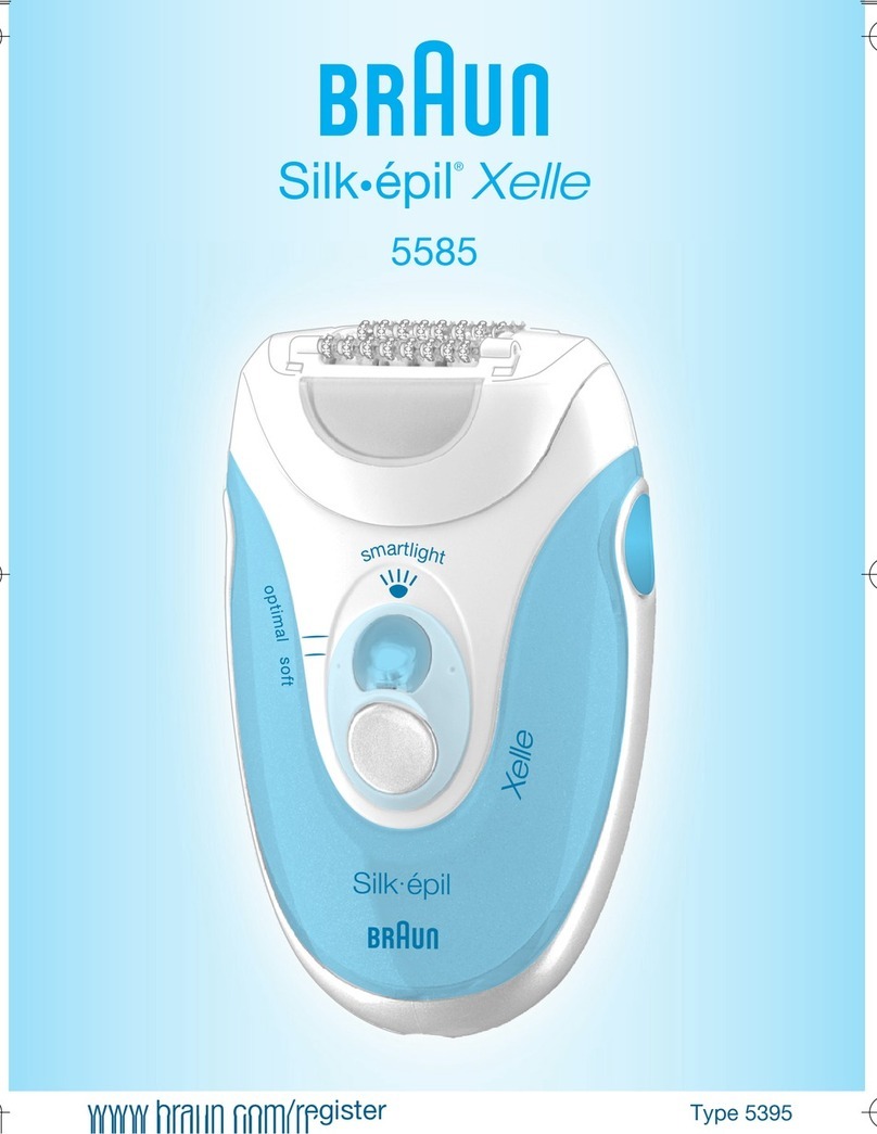 Braun Silk-epil Xelle 5585 User manual