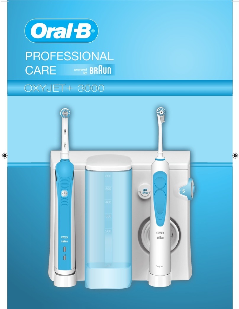 Braun Oral-B Professional Care OxyJet +3000 User manual
