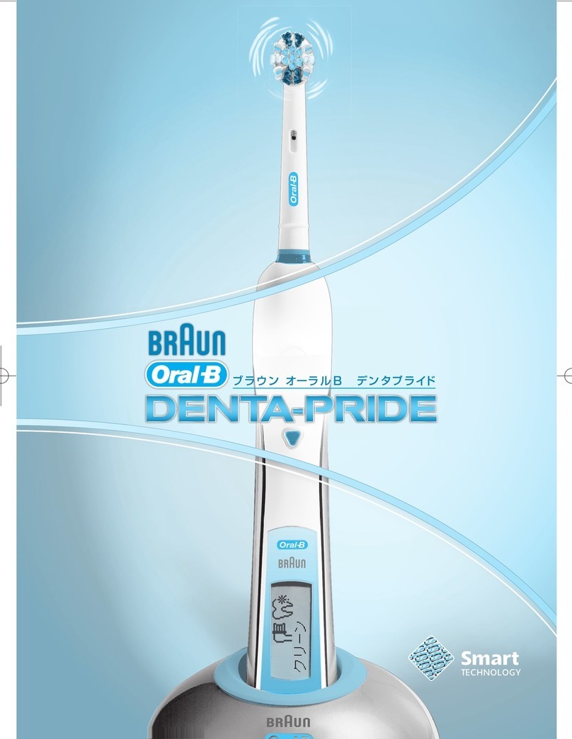 Braun Denta-Pride Toothbrush owner's manual