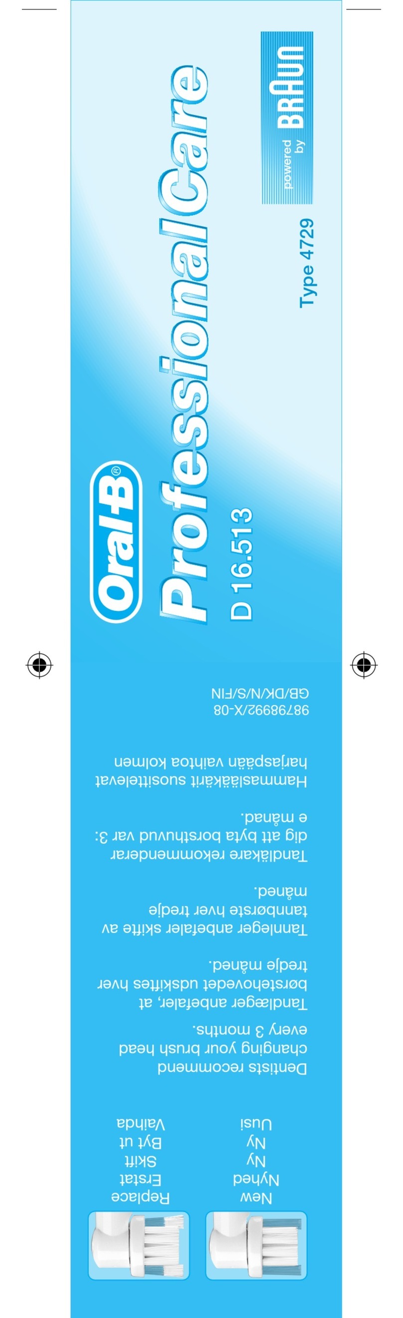 Braun Oral B D 16.513 User manual