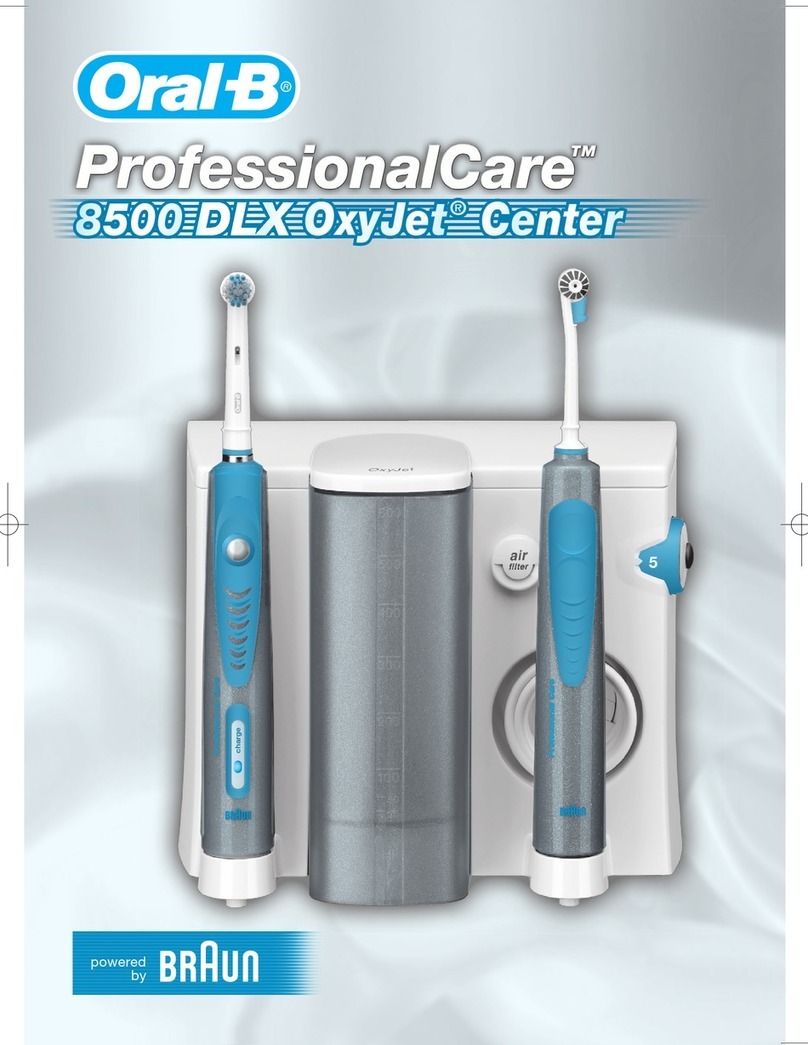 Braun 8500 DLX OxyJet owner's manual