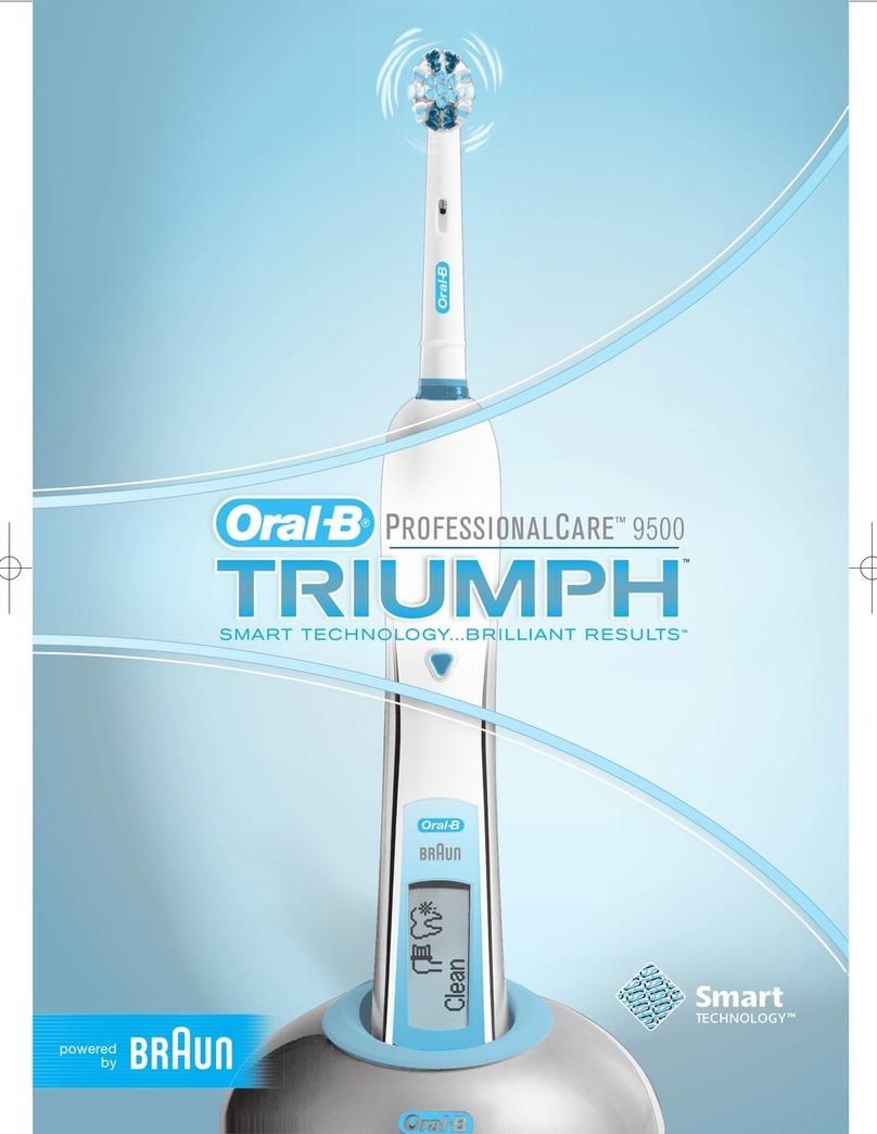 Braun Oral-B Professional Care Triumph 9500 owner's manual