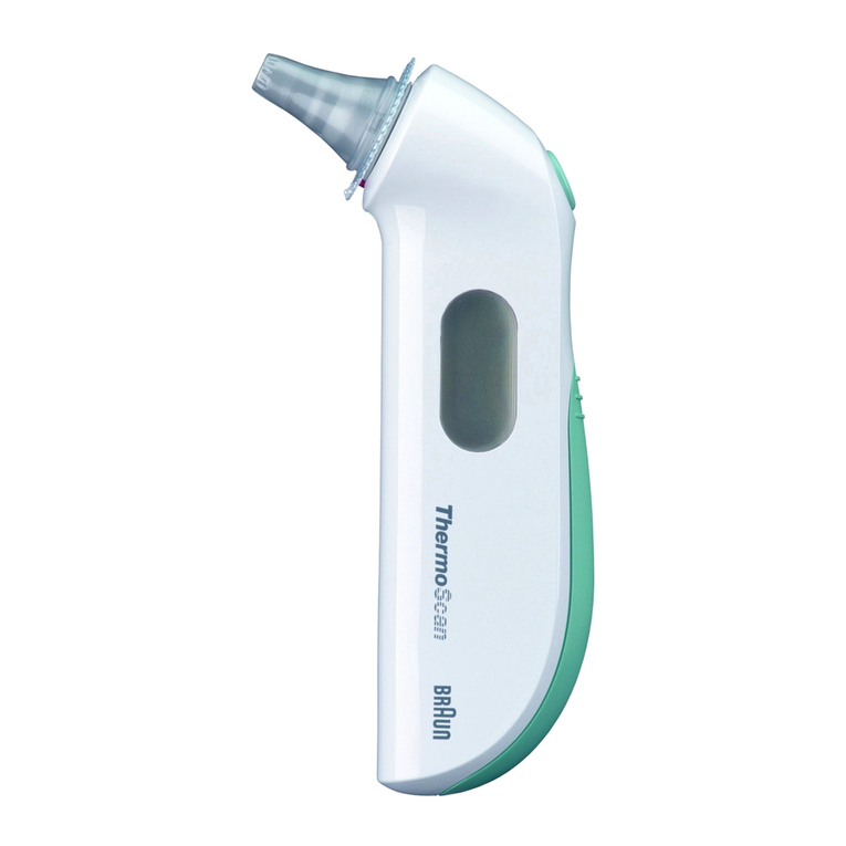 Braun THERMOSCAN IRT 3020 owner's manual