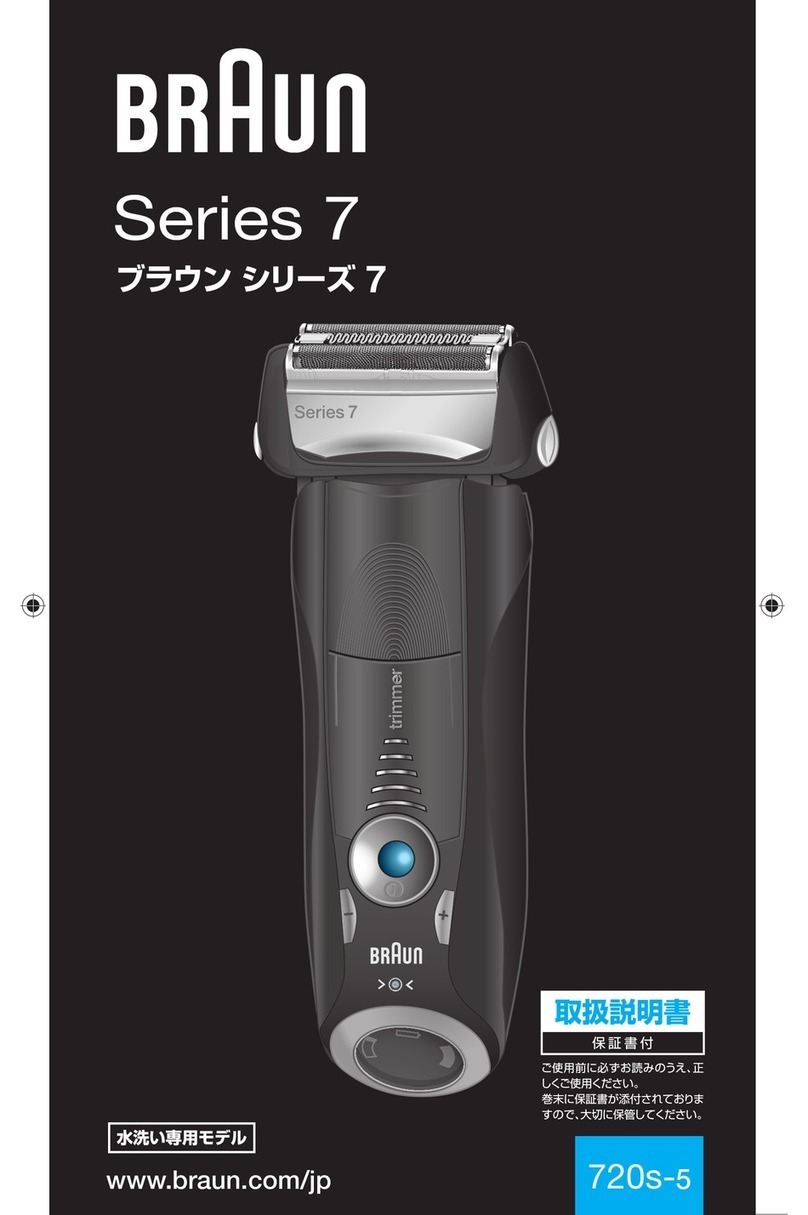 Braun 720S-5 User manual Braun 720S-5 User manual