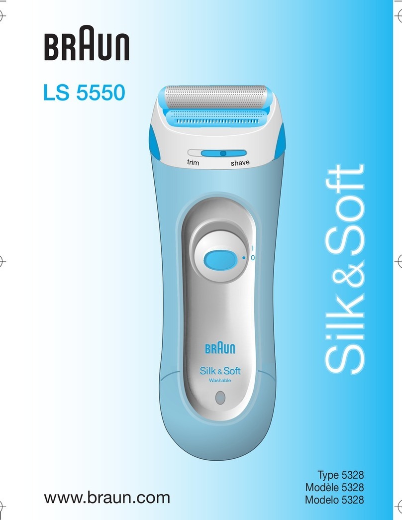 Braun LS 5500 User manual Braun LS 5500 User manual