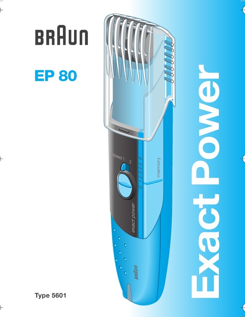 Braun ExactPower EP 80 user manual